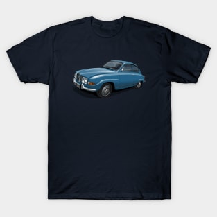 1971 Saab 96 saloon in hussar blue T-Shirt